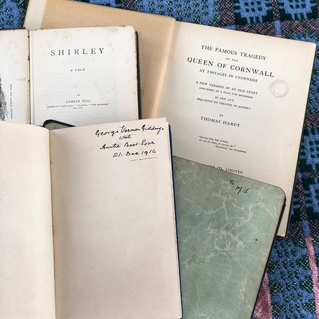 One of the things I&rsquo;ve been loving recently is collecting old books. They don&rsquo;t have to be rare or in amazing condition, but I do love them if they have a story behind them.
My favourites include my collection of Lord Byron poetry, which includes the inscription &ldquo;Xmas 1918&rdquo; and my latest edition to my collection: Harriet Martineau&rsquo;s Feats on the Fjord which contains, in beautiful handwriting, &ldquo;21st December 1916&rdquo;. I often sit and think about who &ldquo;George Vernon Giddings&rdquo; and &ldquo;M.S&rdquo; may have been &mdash; did they fight in the First World War? What did they think of the books, if they read them at all? I feel there&rsquo;s a story in there somewhere! 📖
Do you own any old books? 📚
&bull;
&bull;
&bull;
&bull;
#oldbooks #vintagebooks #books #bookstagram #booktube #bookphotography #bookstore #byron #booklovers #bookworm #shelfie #yalit #ireadya #bookshelf #booklover #booklove #bookshop